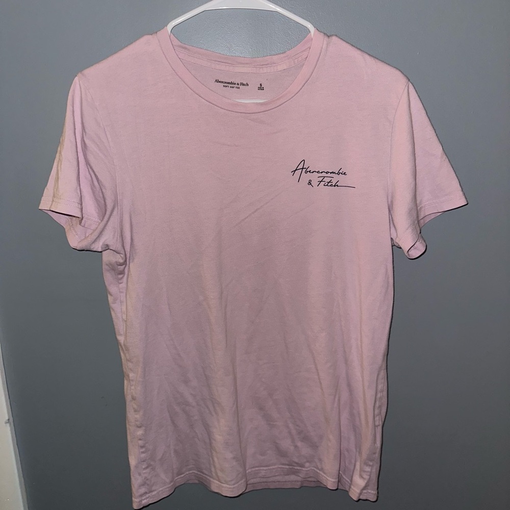 Abercrombie & Fitch Light Pink Short Sleeve Tee